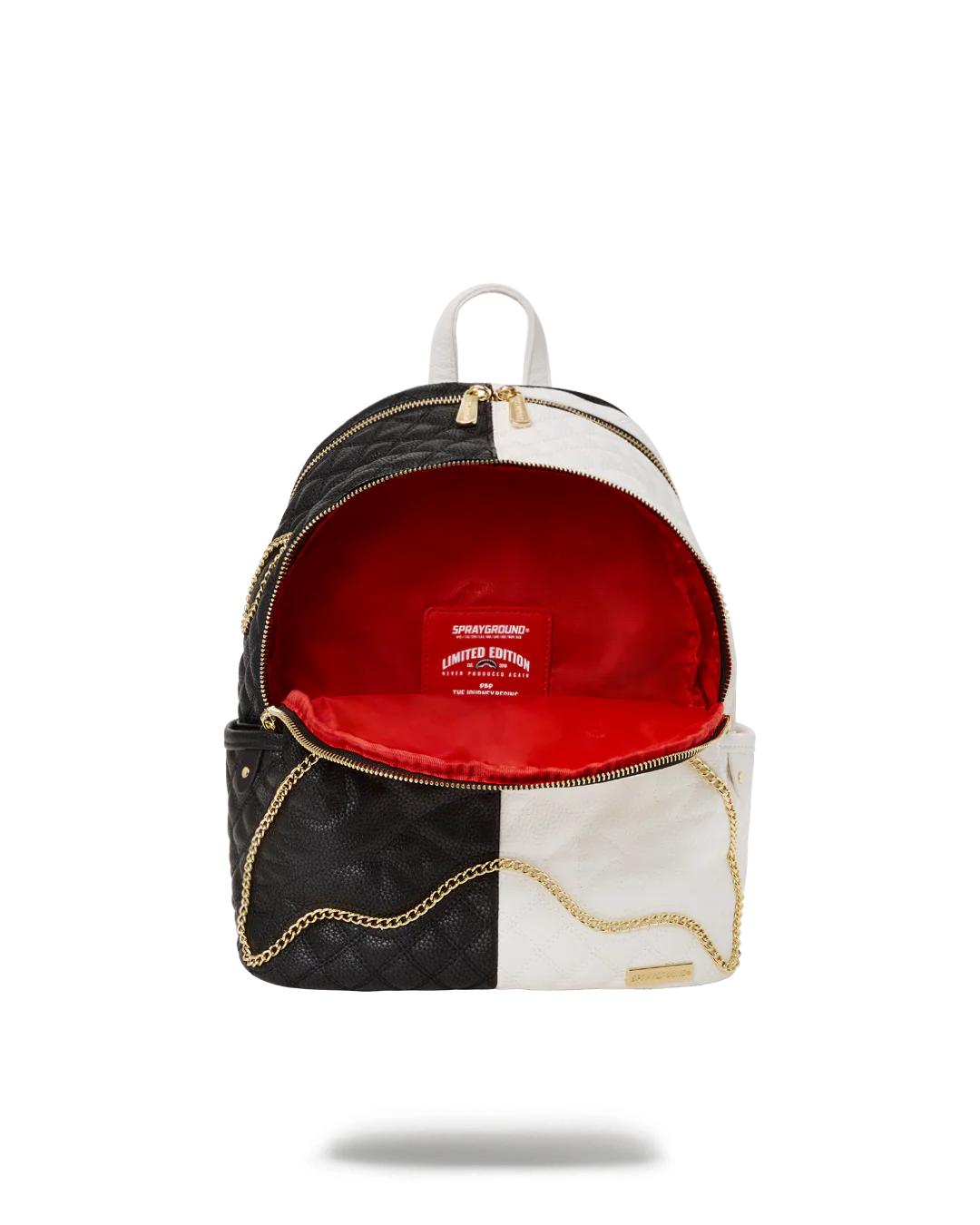 Sprayground Popular | LEVELED UP SPLIT QUILT SHARK SAVAGE BACKPACK