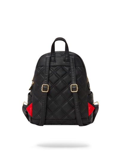 Sprayground Trending | NOIR QUILT GOLD CHAIN SHARK SAVAGE BACKPACK