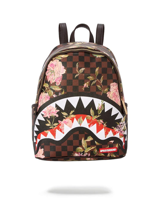 Sprayground Signature | SHARKFLOWER SAVAGE BACKPACK (SMALLER MORE ELEGANT BACKPACK)