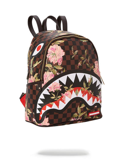 Sprayground Signature | SHARKFLOWER SAVAGE BACKPACK (SMALLER MORE ELEGANT BACKPACK)
