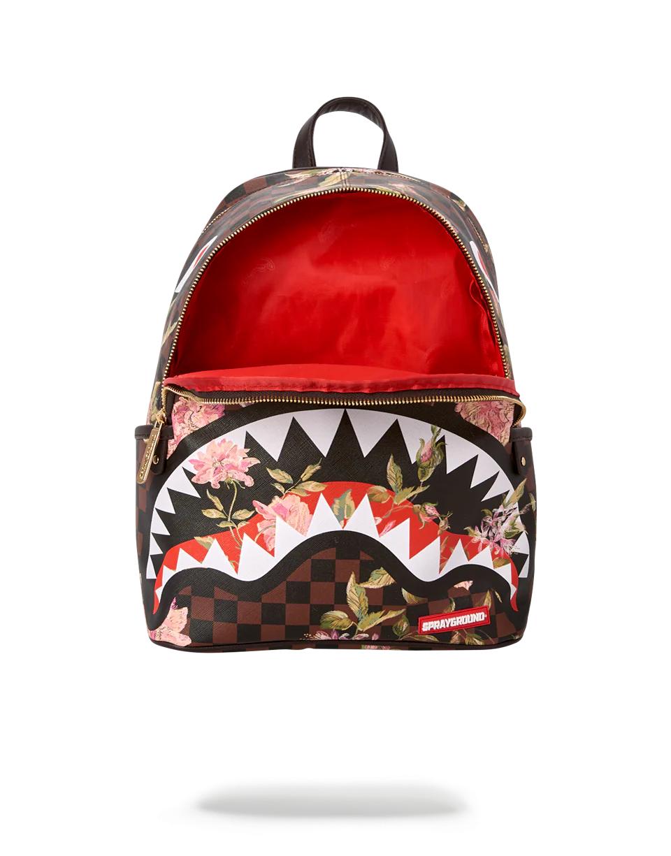 Sprayground Signature | SHARKFLOWER SAVAGE BACKPACK (SMALLER MORE ELEGANT BACKPACK)