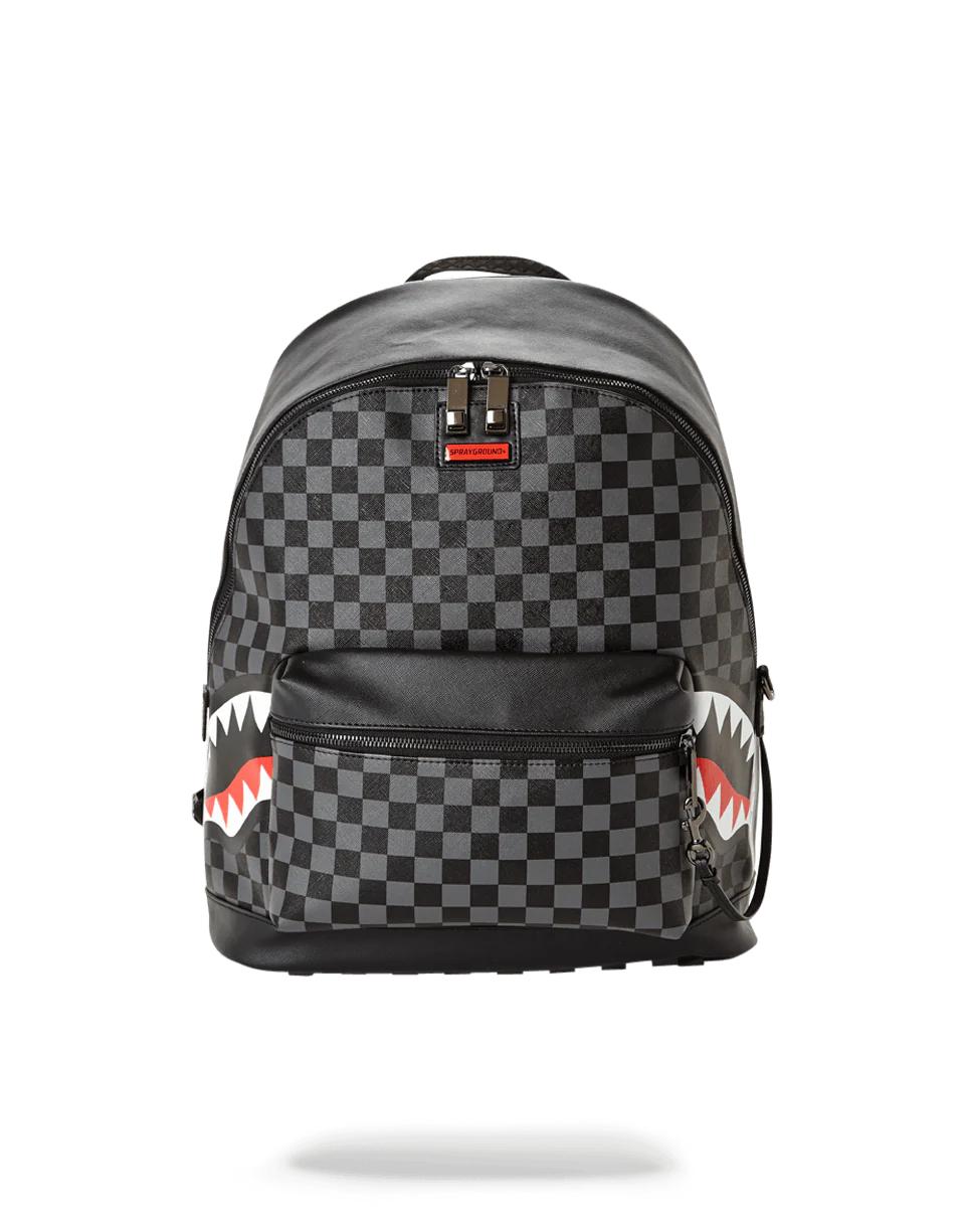 Sprayground Classic | SHARKS IN PARIS (BLACK CHECKERED EDITION)
