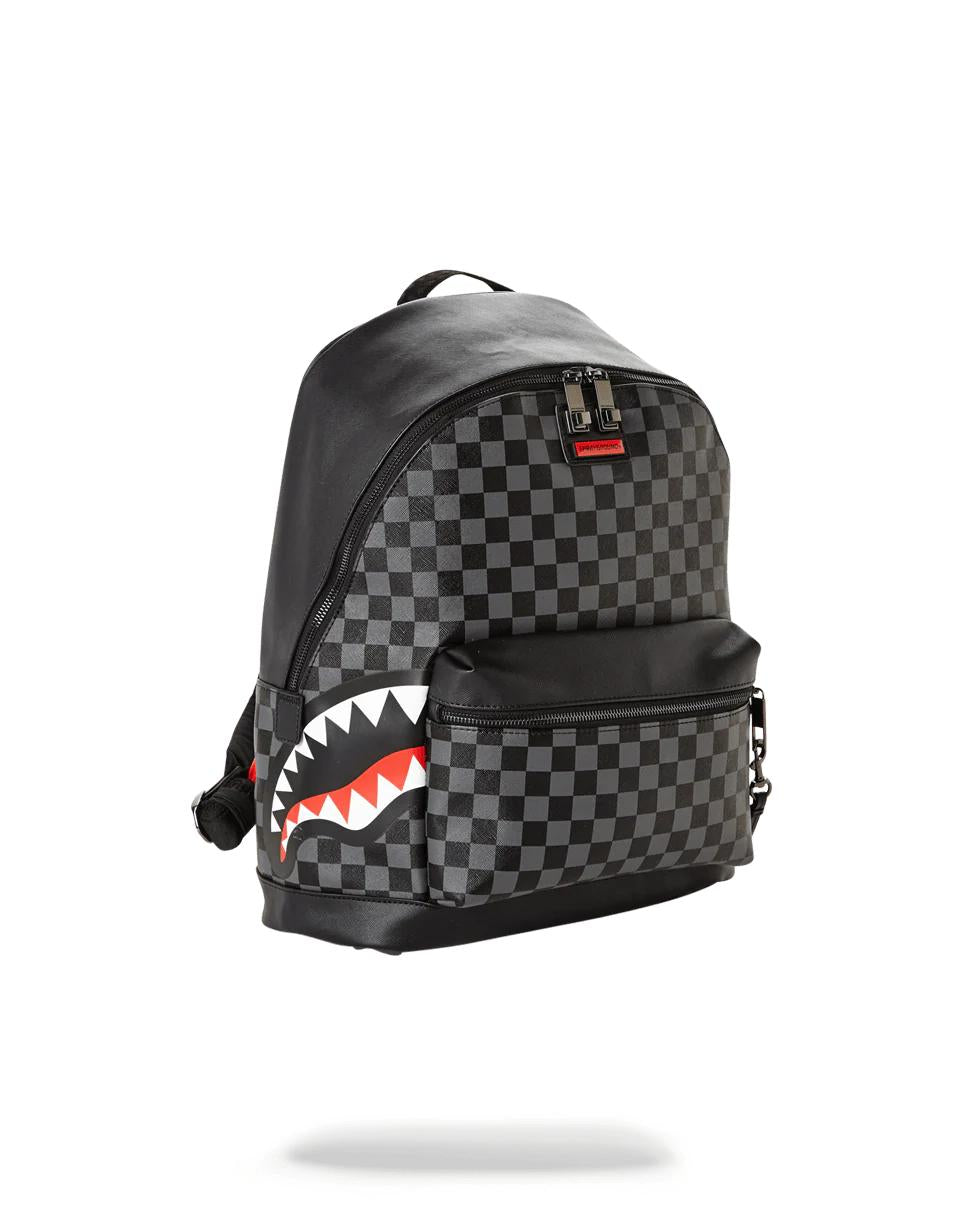 Sprayground Classic | SHARKS IN PARIS (BLACK CHECKERED EDITION)