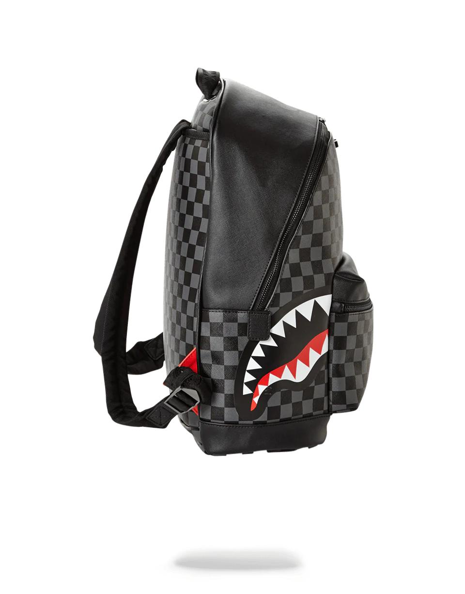 Sprayground Classic | SHARKS IN PARIS (BLACK CHECKERED EDITION)
