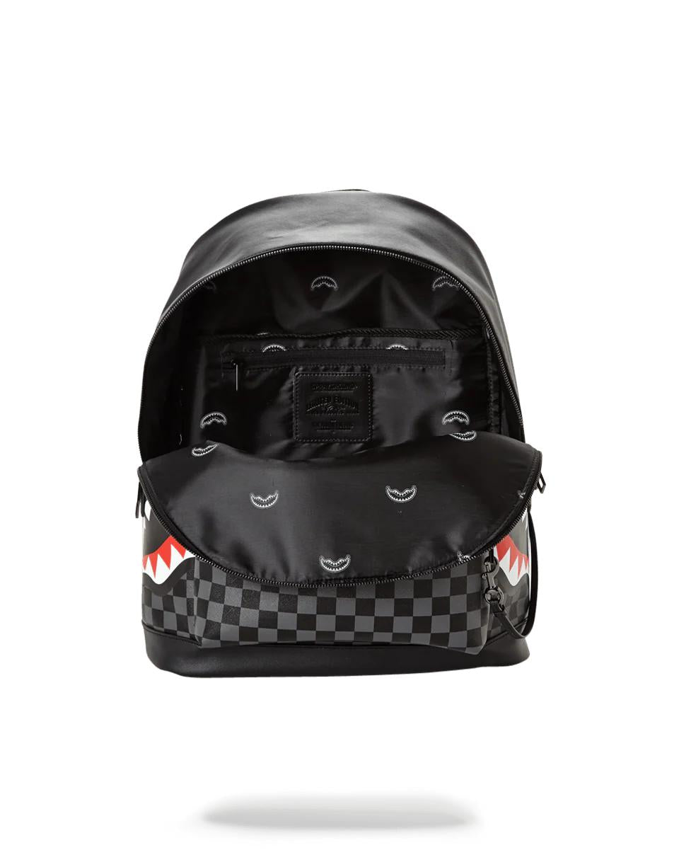 Sprayground Classic | SHARKS IN PARIS (BLACK CHECKERED EDITION)