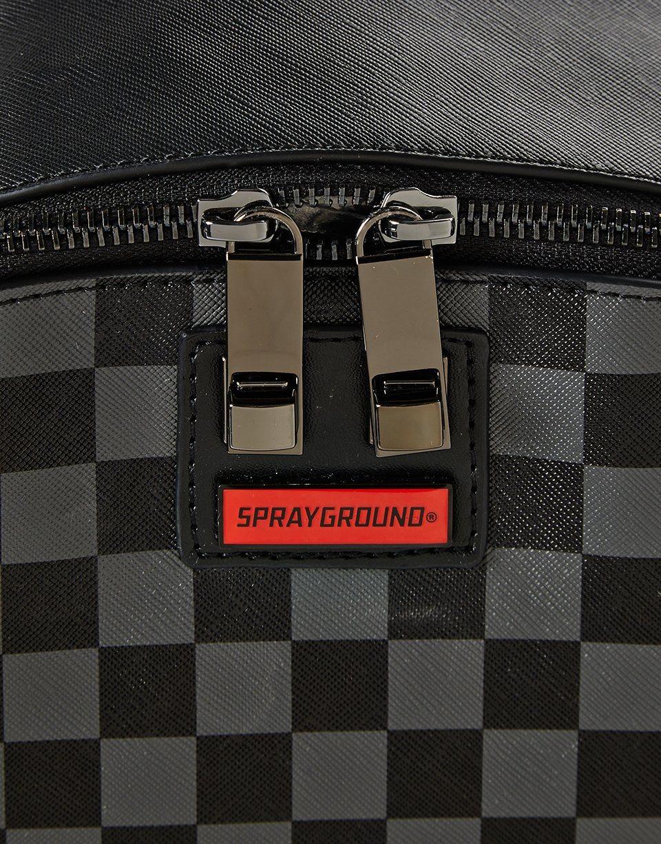 Sprayground Classic | SHARKS IN PARIS (BLACK CHECKERED EDITION)