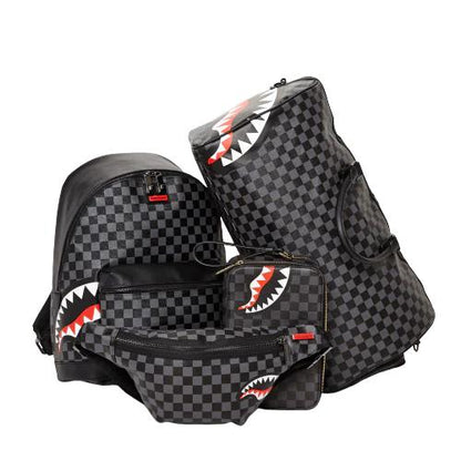 Sprayground Classic | SHARKS IN PARIS (BLACK CHECKERED EDITION)