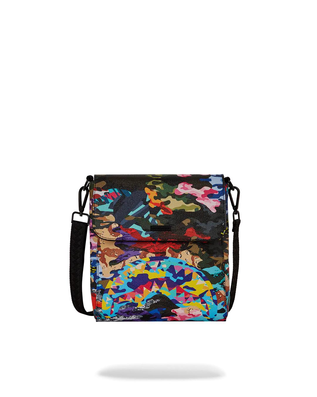 Sprayground Essential | SLICED AND DICED CAMO MESSENGER SLING BAG