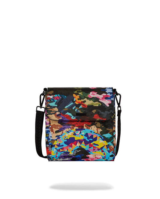 Sprayground Essential | SLICED AND DICED CAMO MESSENGER SLING BAG