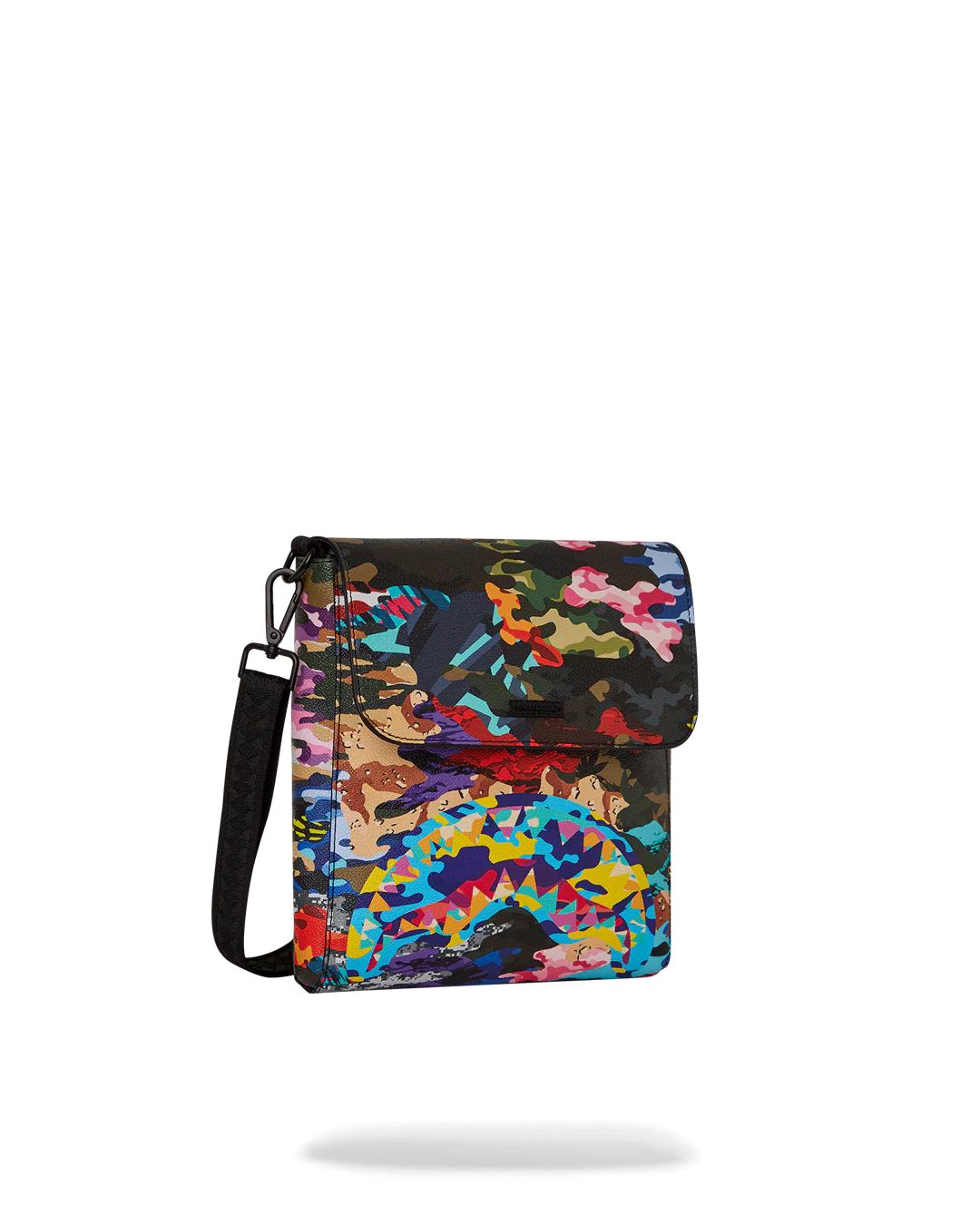Sprayground Essential | SLICED AND DICED CAMO MESSENGER SLING BAG