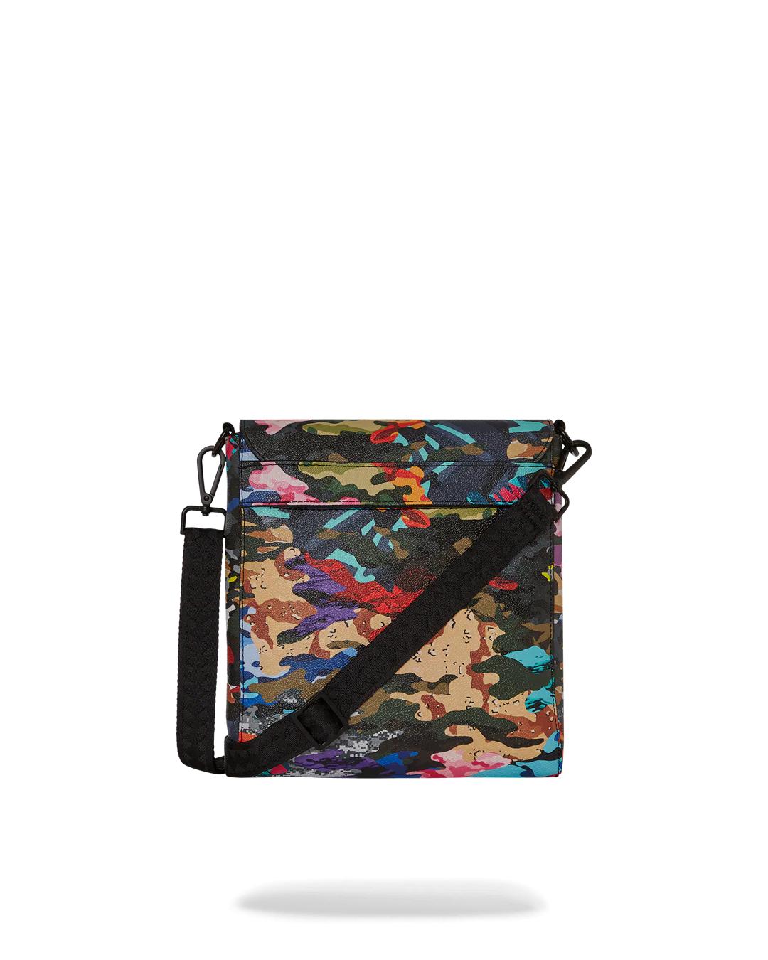 Sprayground Essential | SLICED AND DICED CAMO MESSENGER SLING BAG