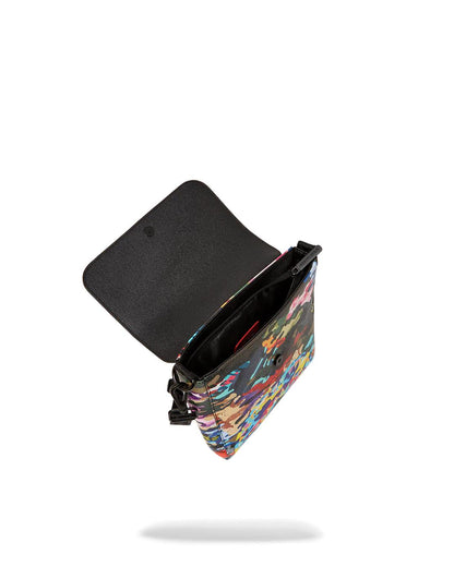 Sprayground Essential | SLICED AND DICED CAMO MESSENGER SLING BAG