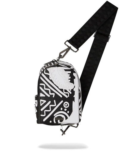 Sprayground Best Seller | A.I.8 AFRICAN INTELLIGENCE - ORIGIN STORY BACKPACK SLING