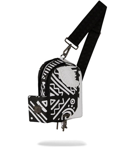 Sprayground Best Seller | A.I.8 AFRICAN INTELLIGENCE - ORIGIN STORY BACKPACK SLING