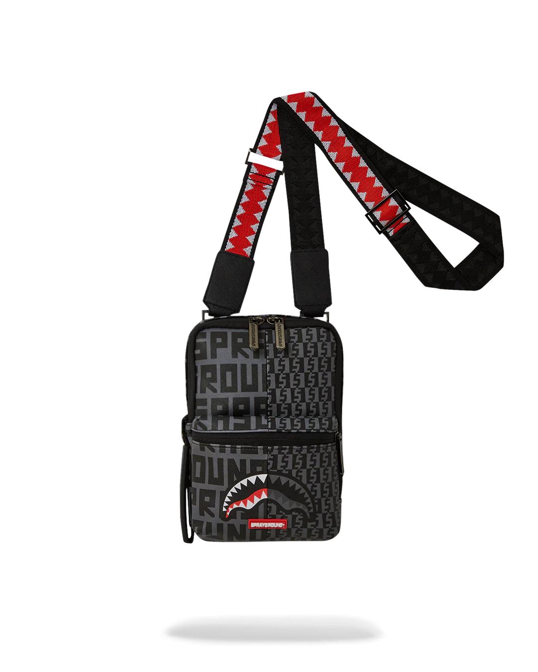 Sprayground Recommended | SHARKFINITY STEALTH PILOT MESSENGER SLING BAG