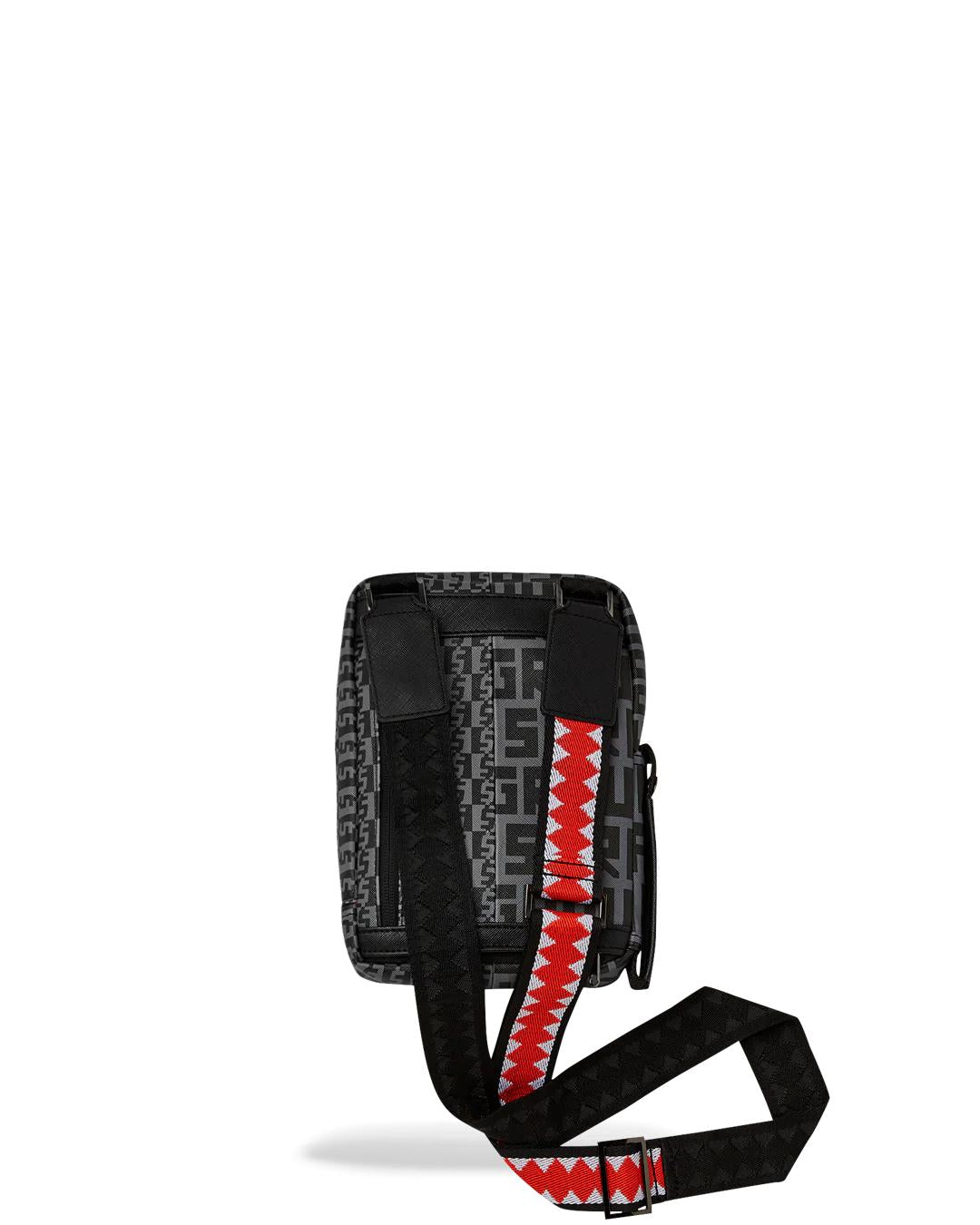 Sprayground Recommended | SHARKFINITY STEALTH PILOT MESSENGER SLING BAG