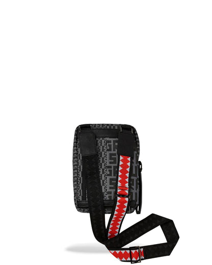 Sprayground Recommended | SHARKFINITY STEALTH PILOT MESSENGER SLING BAG