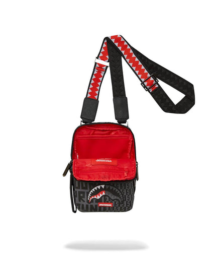 Sprayground Recommended | SHARKFINITY STEALTH PILOT MESSENGER SLING BAG
