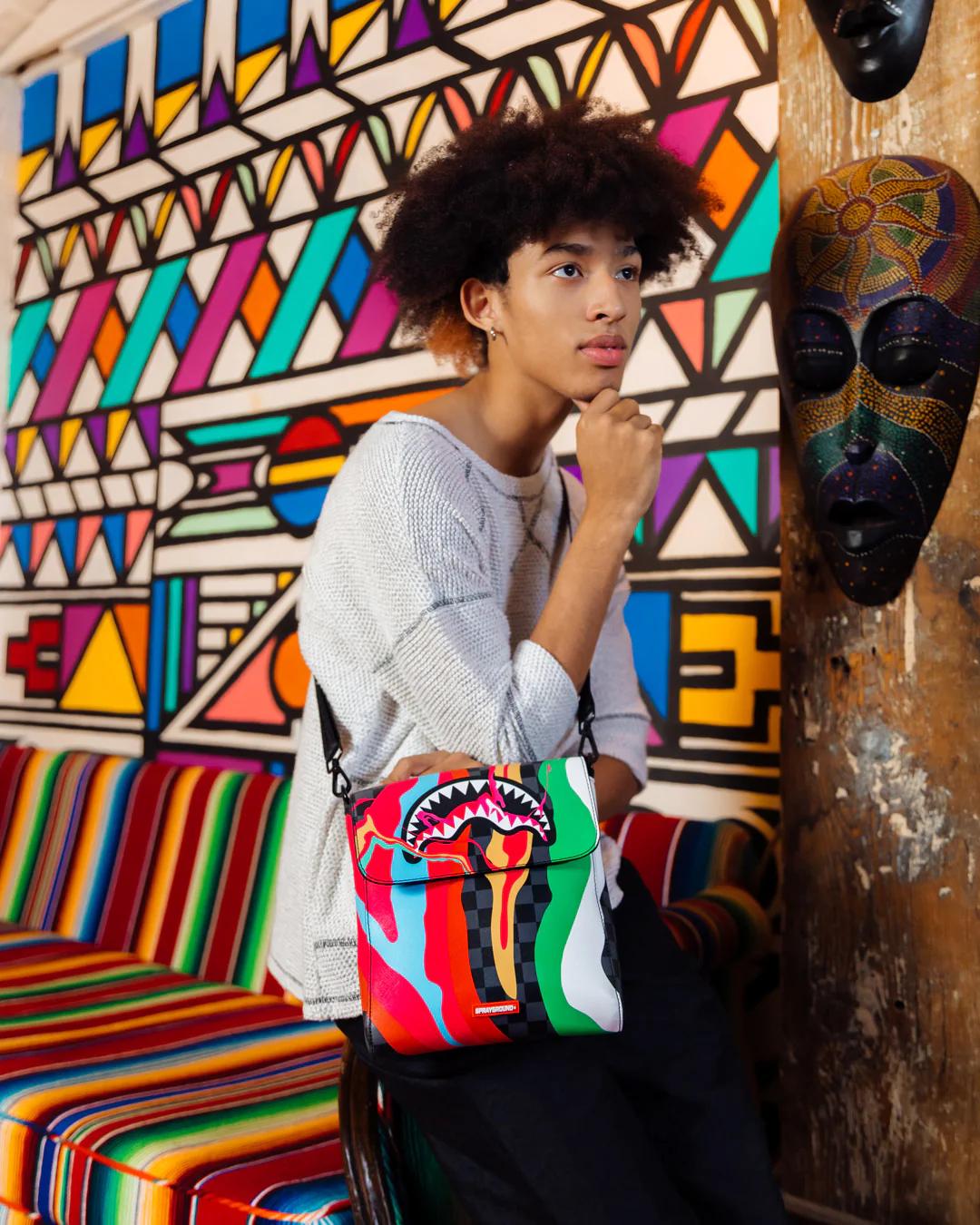 Sprayground Trending | TRIPPY TAFFY LARGE SLING CROSSBODY