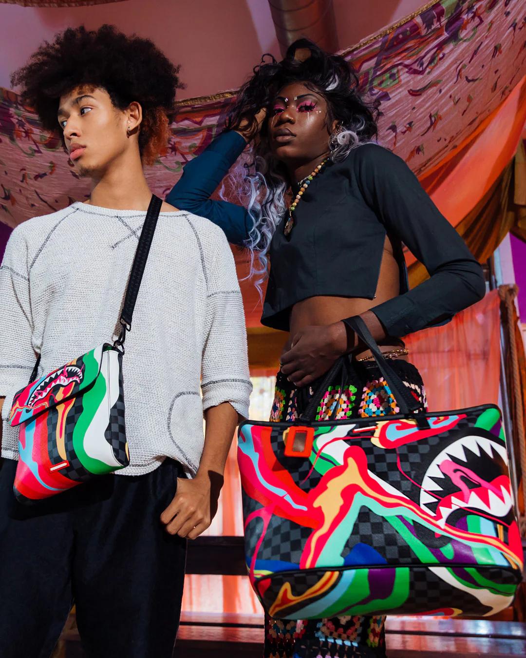 Sprayground Trending | TRIPPY TAFFY LARGE SLING CROSSBODY