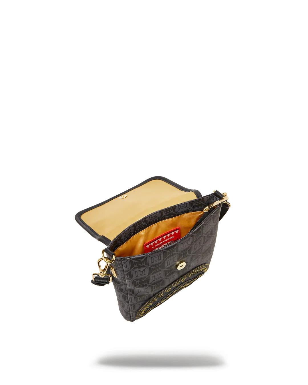 Sprayground Best Seller | OBSIDIAN STUNNER A.i.6 SANDFLOWER COLLAB LARGE SLING