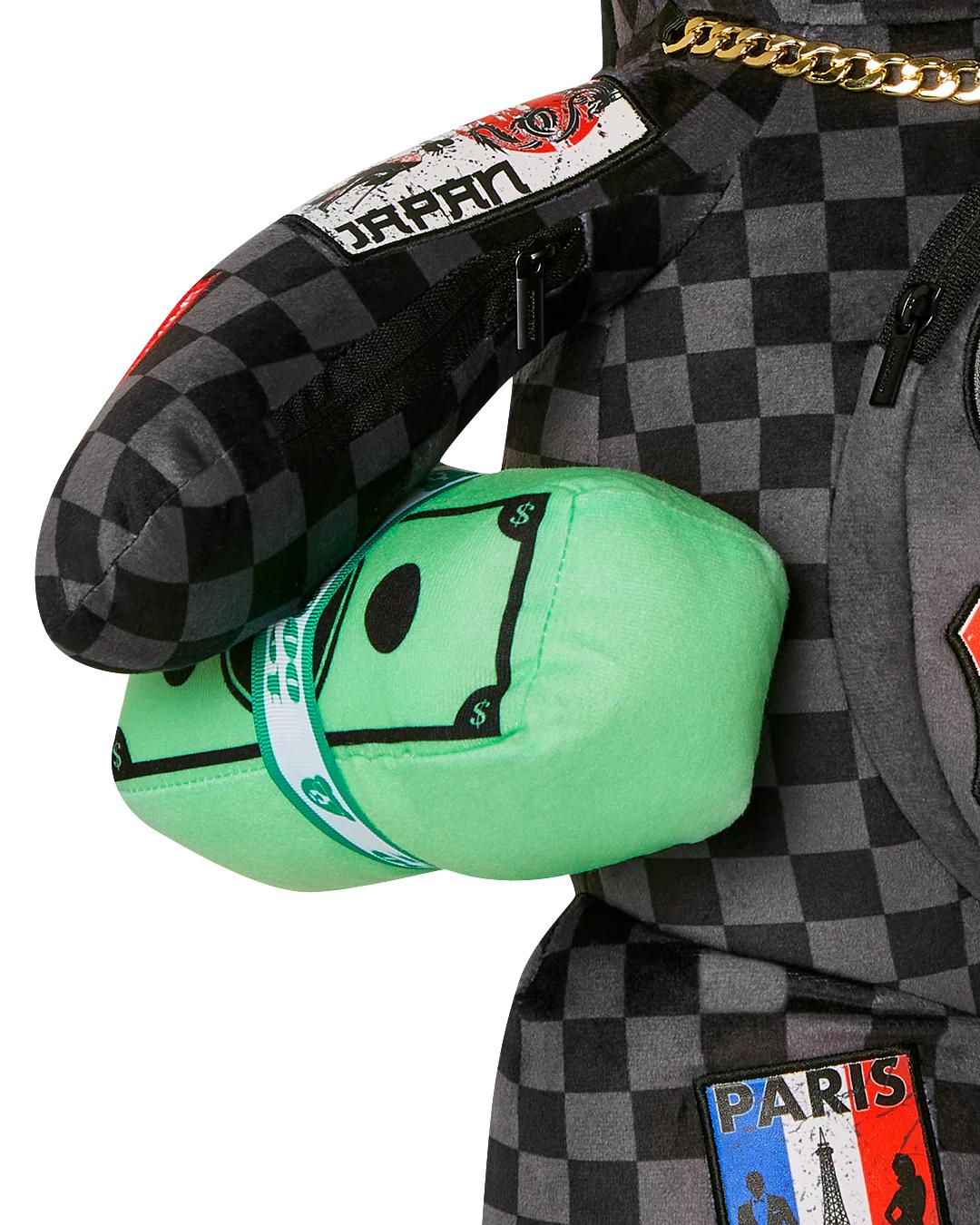 Sprayground Best Seller | GLOBAL MOGUL UNLIMITED MILES MONEYBEAR TEDDYBEAR BACKPACK