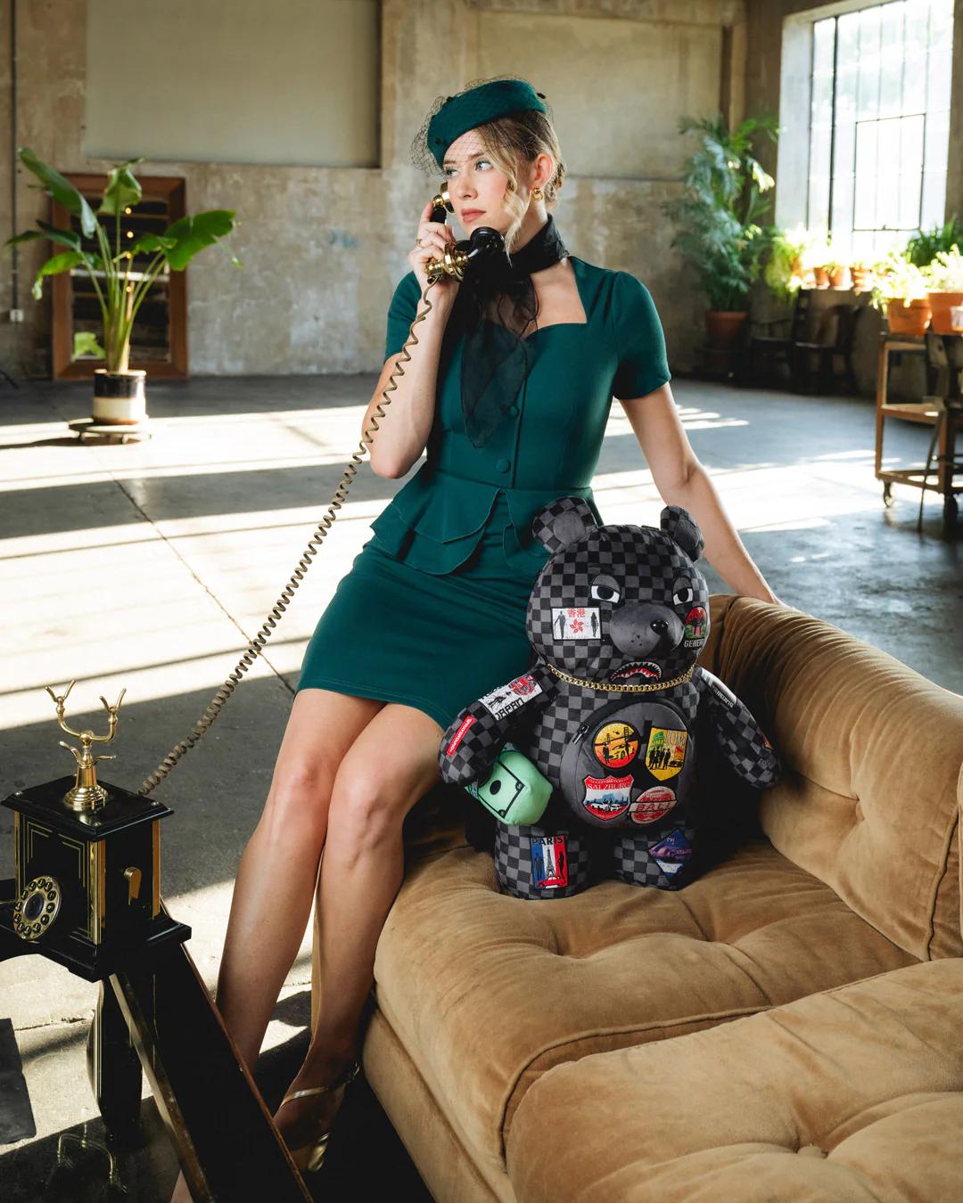 Sprayground Best Seller | GLOBAL MOGUL UNLIMITED MILES MONEYBEAR TEDDYBEAR BACKPACK