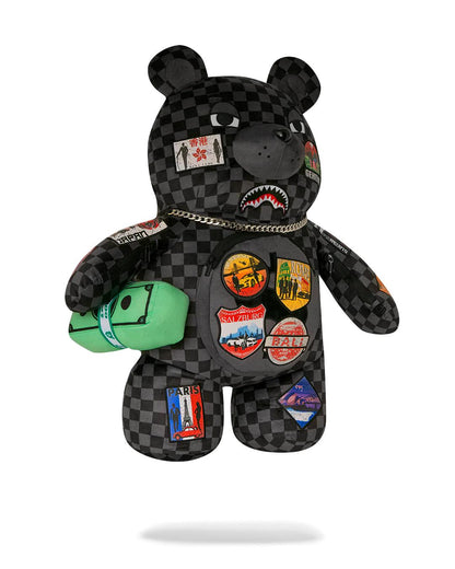 Sprayground Best Seller | GLOBAL MOGUL UNLIMITED MILES MONEYBEAR TEDDYBEAR BACKPACK