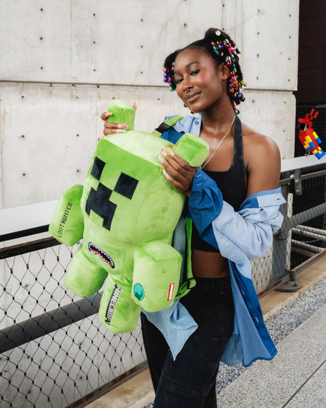 Sprayground Exclusive | MINECRAFT CREEPER MONEYBEAR BACKPACK