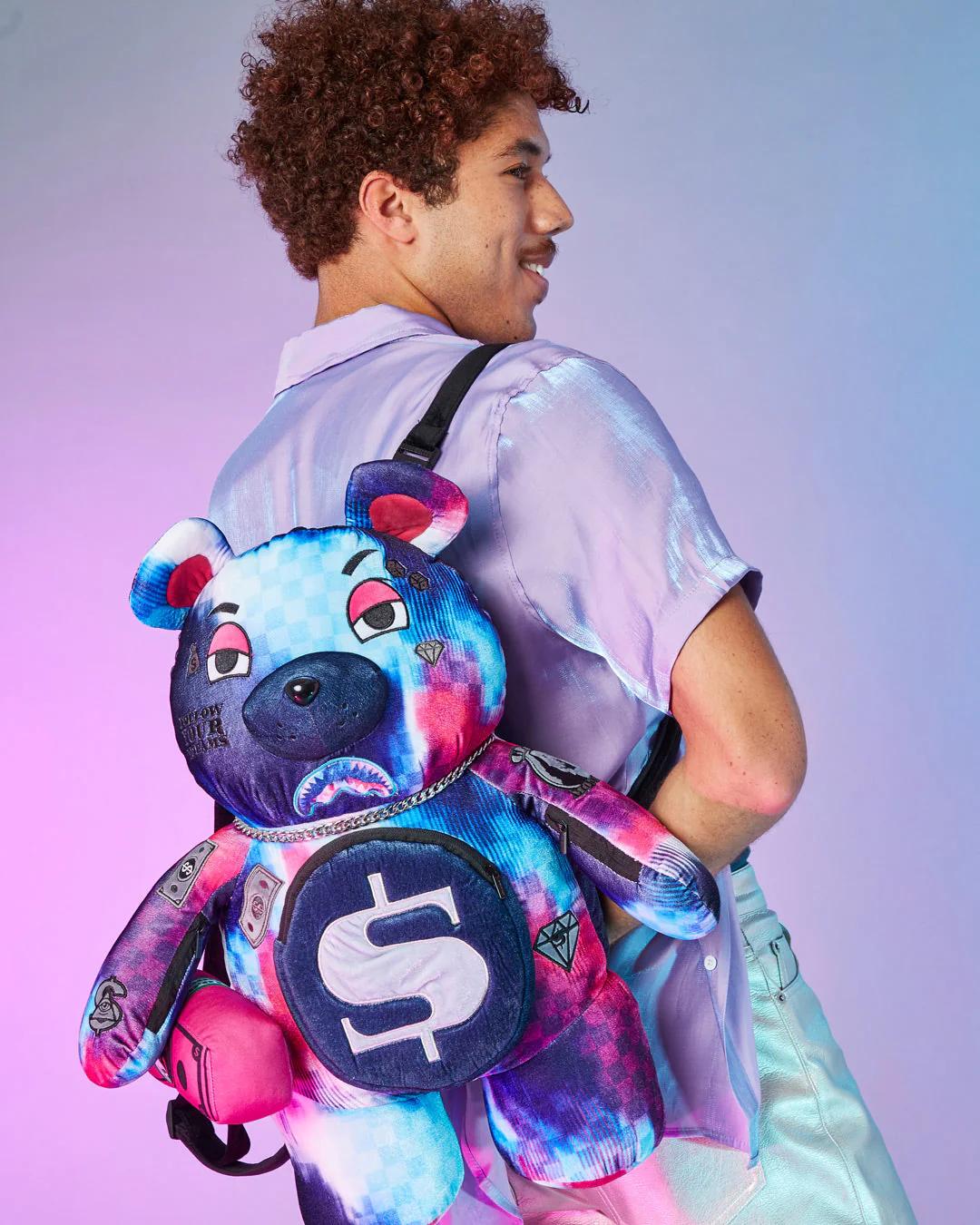 Sprayground Essential | SHARKCLUB ELECTRONICA MONEYBEAR TEDDYBEAR BACKPACK