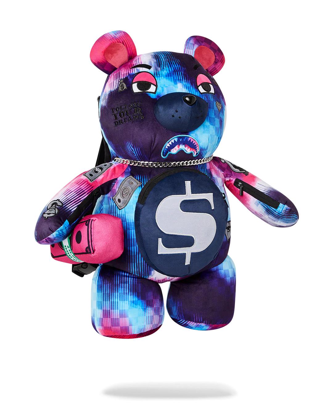 Sprayground Essential | SHARKCLUB ELECTRONICA MONEYBEAR TEDDYBEAR BACKPACK