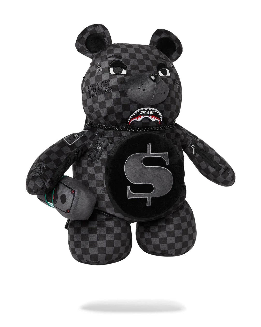 Sprayground Premium | WHAT THE BEEP' SHARK MONEYBEAR TEDDYBEAR BACKPACK