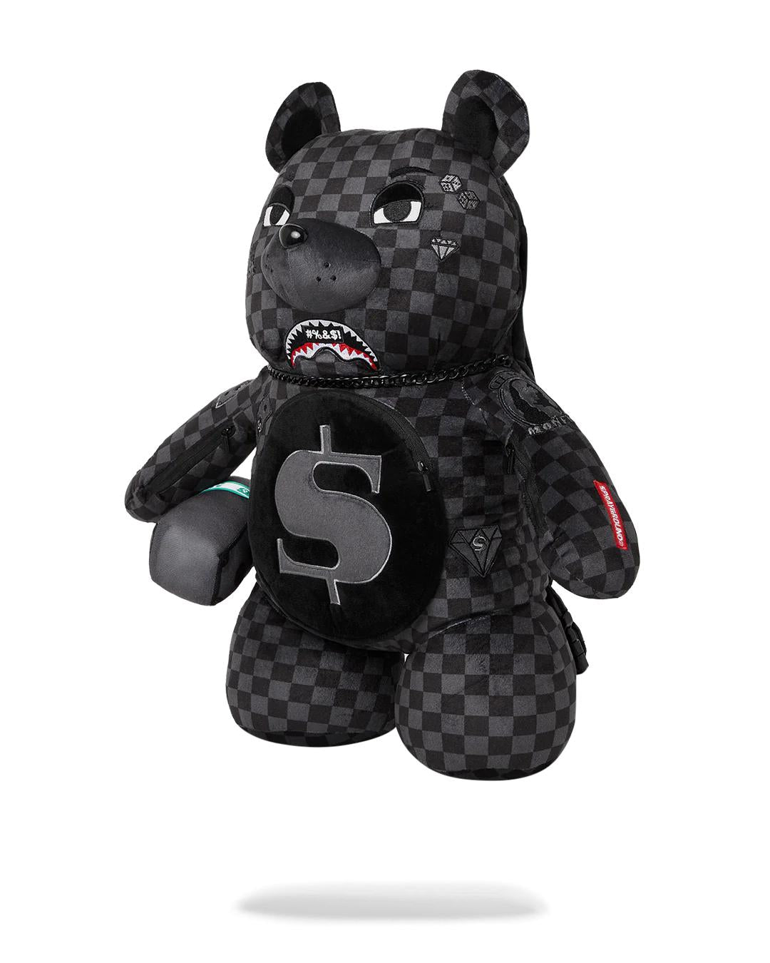 Sprayground Premium | WHAT THE BEEP' SHARK MONEYBEAR TEDDYBEAR BACKPACK