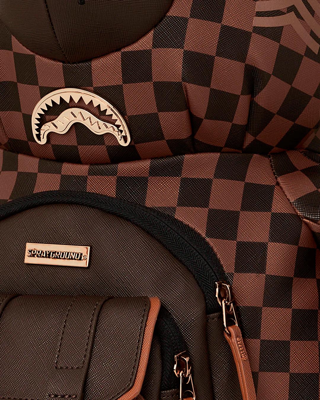 Sprayground Popular | CHECKMATE ROYALE MONEYBEAR TEDDYBEAR BACKPACK
