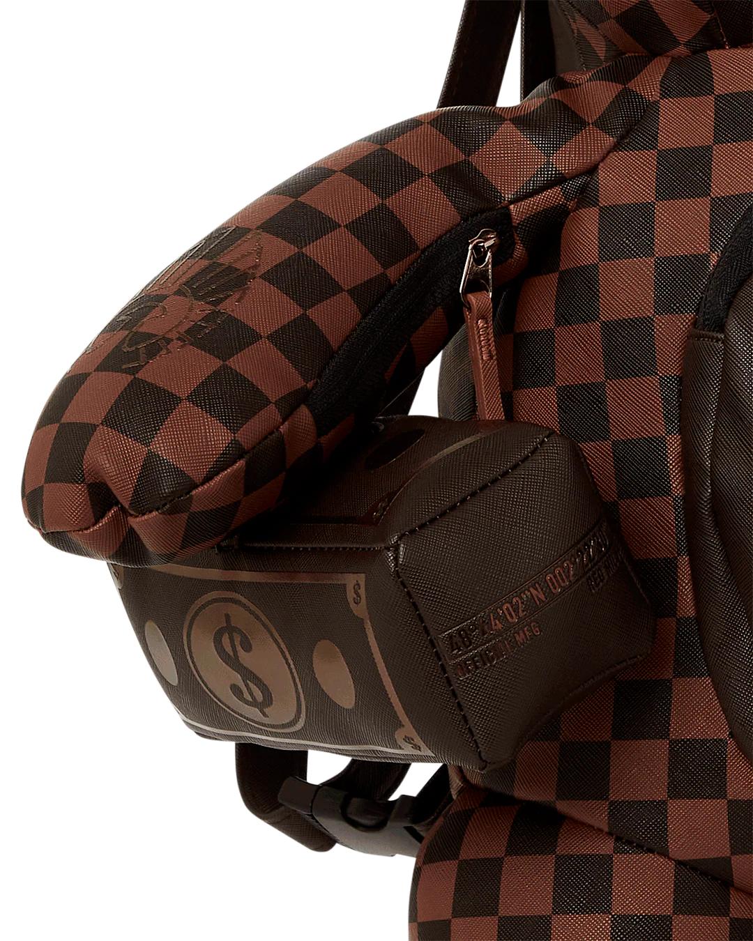 Sprayground Popular | CHECKMATE ROYALE MONEYBEAR TEDDYBEAR BACKPACK
