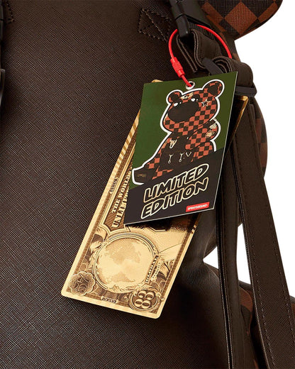 Sprayground Popular | CHECKMATE ROYALE MONEYBEAR TEDDYBEAR BACKPACK
