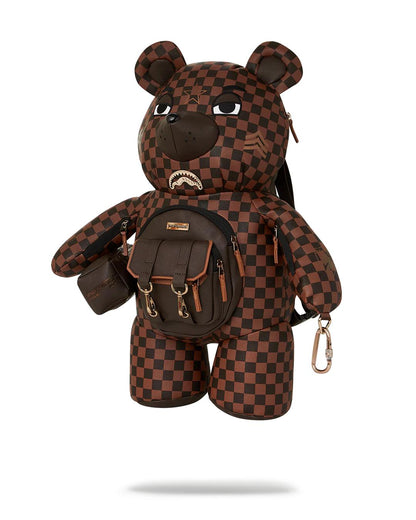 Sprayground Popular | CHECKMATE ROYALE MONEYBEAR TEDDYBEAR BACKPACK
