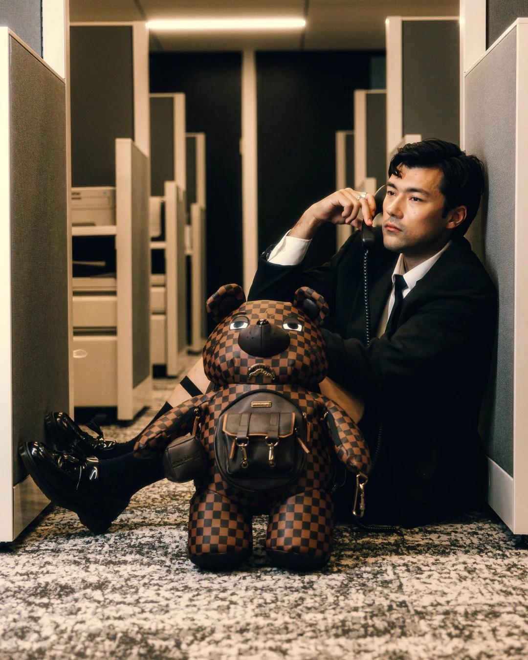 Sprayground Popular | CHECKMATE ROYALE MONEYBEAR TEDDYBEAR BACKPACK