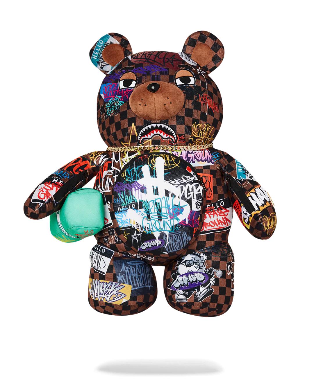 Sprayground Trending | SHARKS IN PARIS THE RIZZ MONEYBEAR TEDDYBEAR BACKPACK