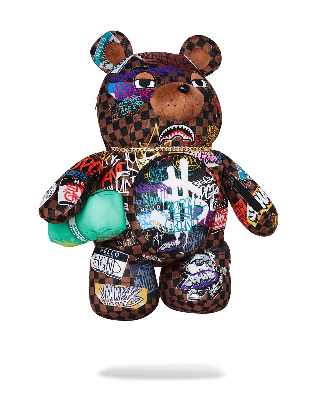 Sprayground Trending | SHARKS IN PARIS THE RIZZ MONEYBEAR TEDDYBEAR BACKPACK