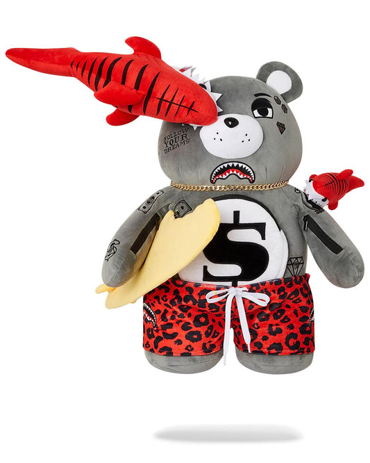 Sprayground Best Seller | SHARK FRIENDS MONEYBEAR TEDDYBEAR BACKPACK