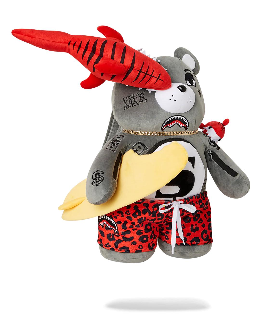 Sprayground Best Seller | SHARK FRIENDS MONEYBEAR TEDDYBEAR BACKPACK
