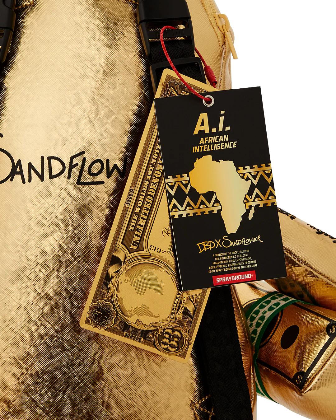 Sprayground Signature | A.I.8 AFRICAN INTELLIGENCE PATH TO THE FUTURE II MEDIUM MONEYBEAR TEDD