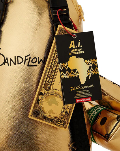 Sprayground Signature | A.I.8 AFRICAN INTELLIGENCE PATH TO THE FUTURE II MEDIUM MONEYBEAR TEDD