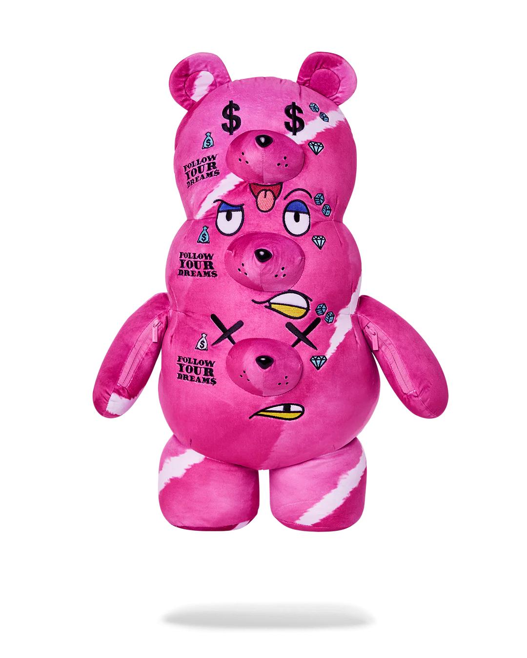 Sprayground Essential | THE 3 HEADED BEAR PLUSH TEDDYBEAR BACKPACK