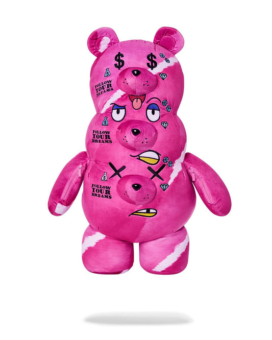 Sprayground Essential | THE 3 HEADED BEAR PLUSH TEDDYBEAR BACKPACK