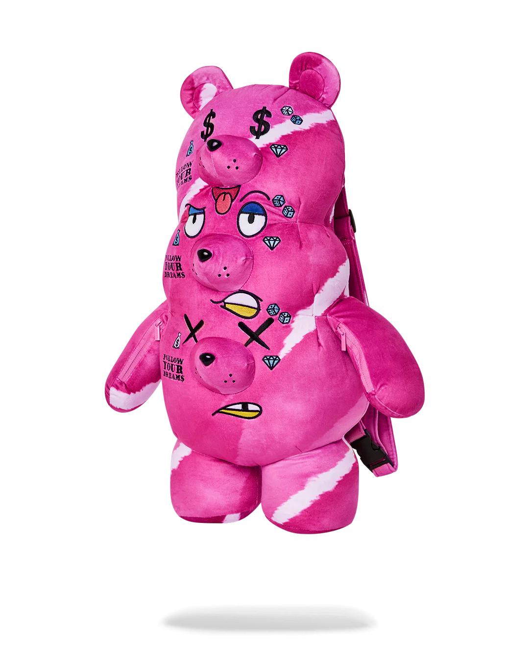 Sprayground Essential | THE 3 HEADED BEAR PLUSH TEDDYBEAR BACKPACK