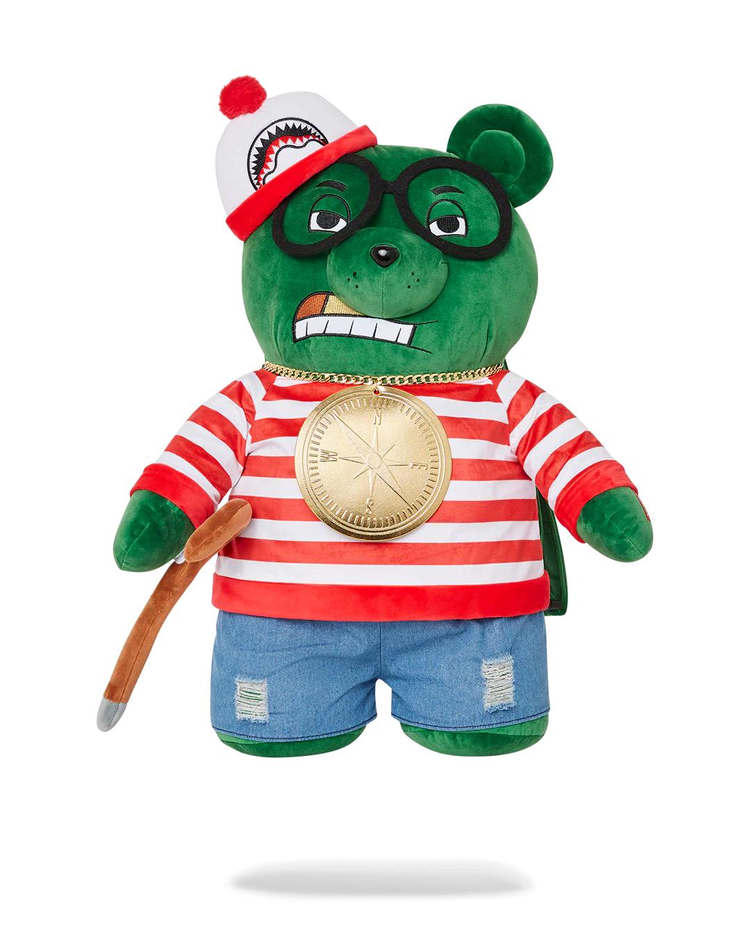 Sprayground Premium | WHERES WALDO MONEYBEAR TEDDYBEAR BACKPACK
