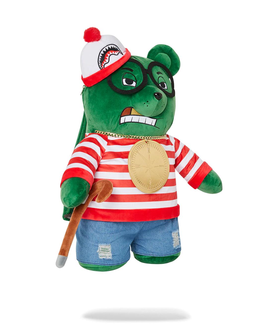 Sprayground Premium | WHERES WALDO MONEYBEAR TEDDYBEAR BACKPACK