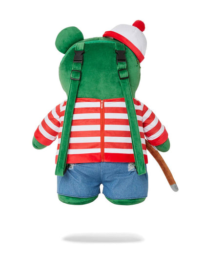 Sprayground Premium | WHERES WALDO MONEYBEAR TEDDYBEAR BACKPACK